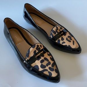 Kelly & Katie Patent Leather Pointed Flats, Size 8